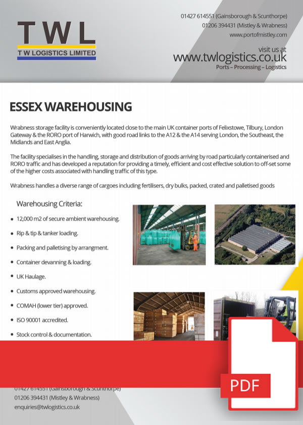 Essex Warehousing & Port Logistics The Perfect Combination