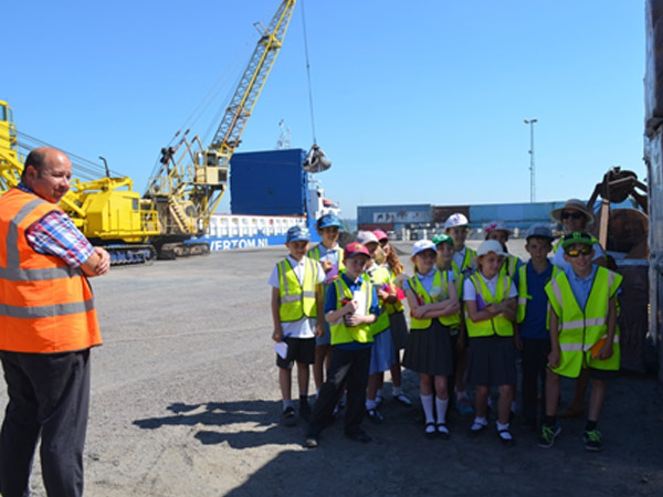 Highfield Primary School visit to the Port of Mistley