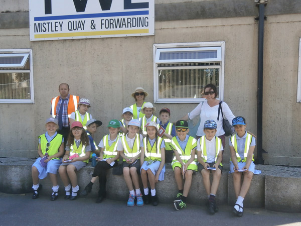 Highfield Primary School visit to the Port of Mistley